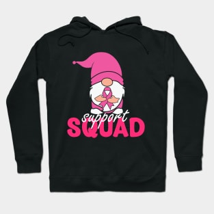 Breast Cancer Awareness Shirt For Women Gnomes Support Squad Hoodie